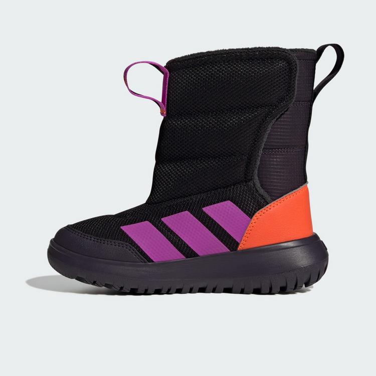 adidas adidas Winterplay Schuhe Kids Sneaker Kinder - Core Black / Purple Burst / Impact Orange - 5 | SportScheck