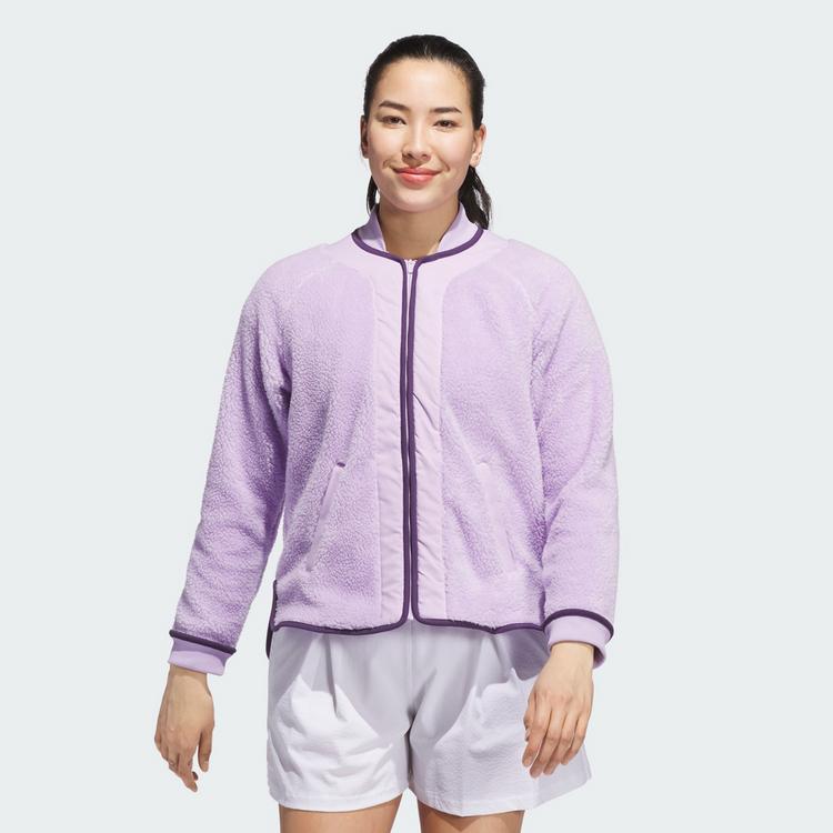 adidas adidas Go-To Fleecejacke Funktionsjacke Damen - Powder Plum - 0 | SportScheck