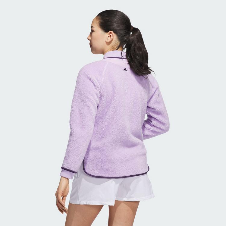 adidas adidas Go-To Fleecejacke Funktionsjacke Damen - Powder Plum - 1 | SportScheck