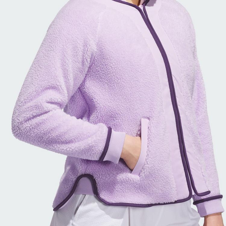 adidas adidas Go-To Fleecejacke Funktionsjacke Damen - Powder Plum - 0 | SportScheck