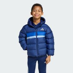 Rückansicht von adidas Kunstdaunen Jacke Kinder Daunenjacke Kinder Dark Blue / Royal Blue / Glow Blue