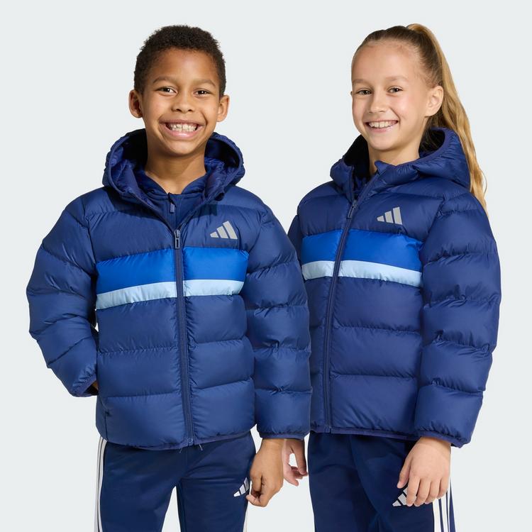 adidas adidas Kunstdaunen Jacke Kinder Daunenjacke Kinder - Dark Blue / Royal Blue / Glow Blue - 1 | SportScheck
