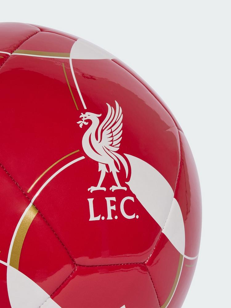 adidas adidas FC Liverpool Home Club Ball Fu&szlig;ball - Strawberry Red / White / Bold Gold - 3 | SportScheck