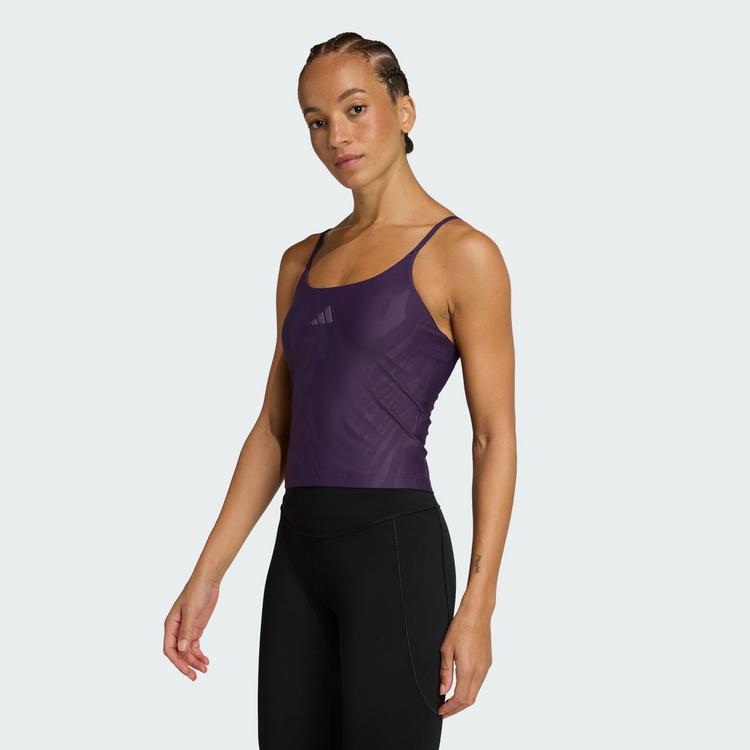 adidas adidas AOP Optime Tank Top Funktionstank Damen - Aurora Plum - 0 | SportScheck