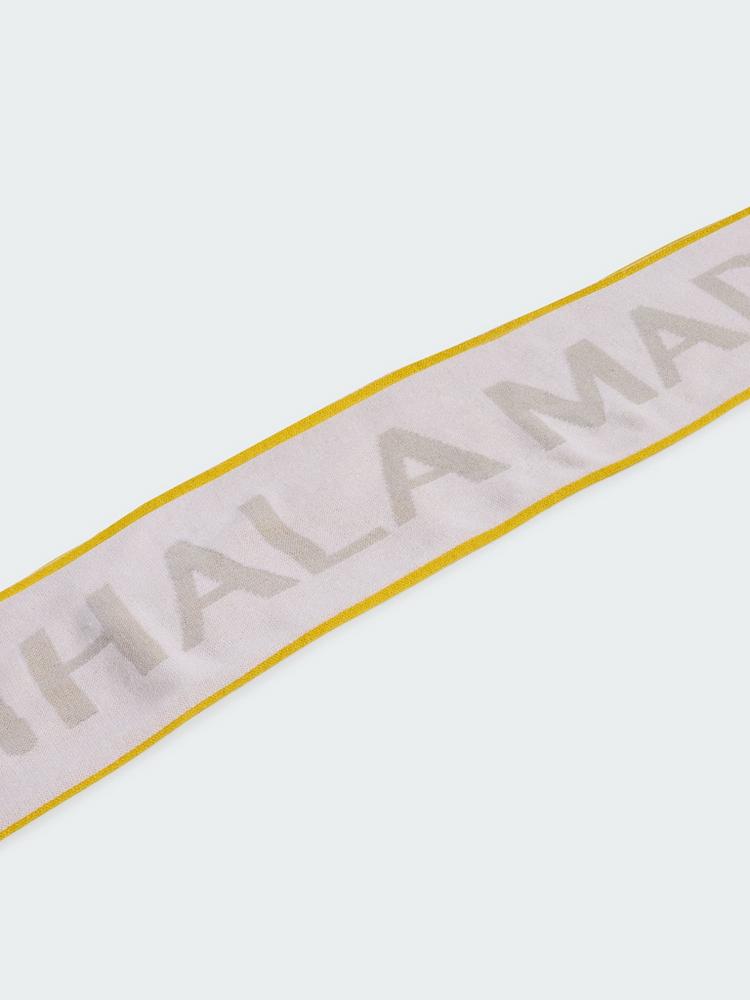 adidas adidas Real Madrid Heimschal Fanschal - White / Bold Gold / Light Solid Grey - 1 | SportScheck