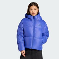 Rückansicht von adidas ADIDAS Z.N.E. CLIMAWARM Daunenjacke Winterjacke Damen Semi Lucid Blue