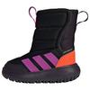 adidas Winterplay Schuhe Kids Winterschuhe Kinder - Core Black / Purple Burst / Impact Orange