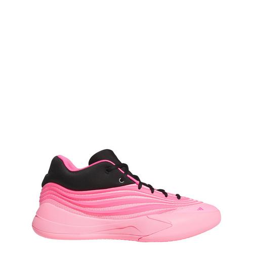 Rückansicht von adidas Dame X Schuhe Basketballschuhe Beam Pink / Core Black / Lucid Pink