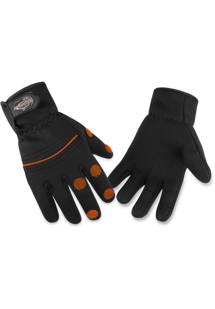 normani Fishing Sports normani Fishing Sports Tarpune Handschuh - Schwarz/Orange - 1 | SportScheck