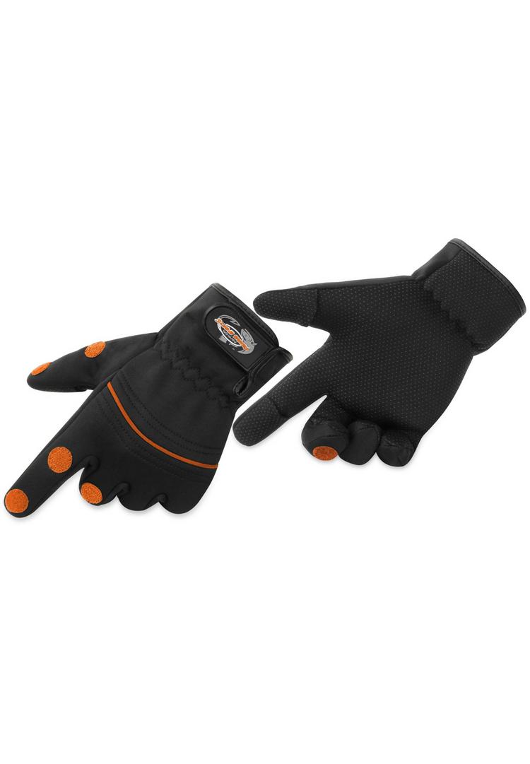 normani Fishing Sports normani Fishing Sports Tarpune Handschuh - Schwarz/Orange - 2 | SportScheck