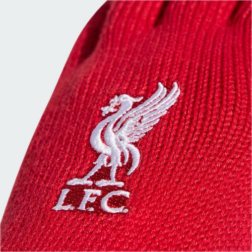 Rückansicht von adidas FC Liverpool Handschuhe Torwarthandschuhe Strawberry Red / White