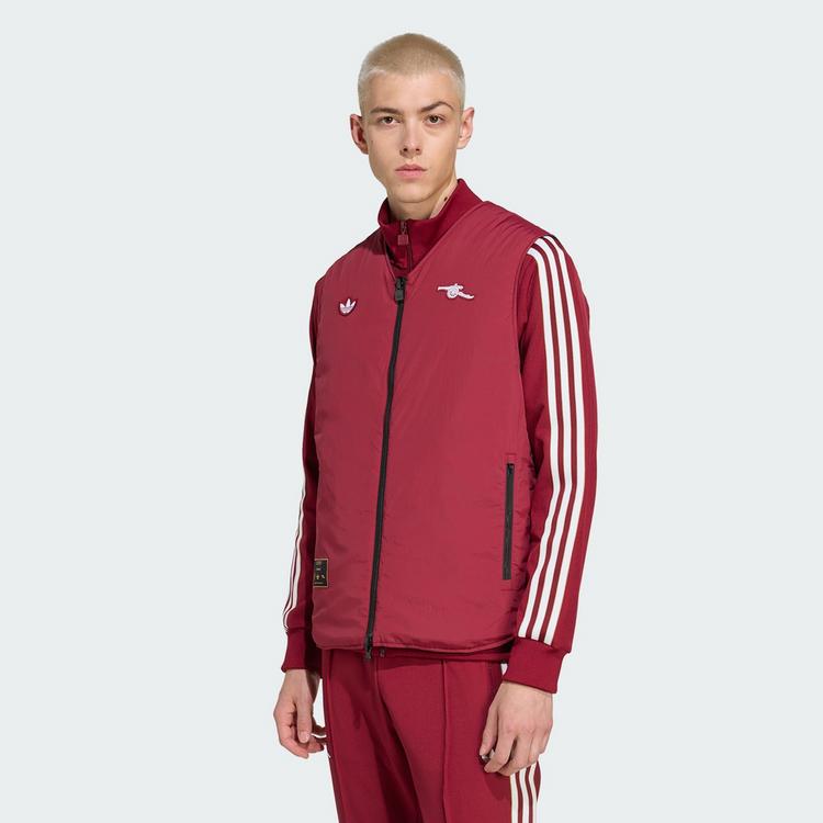 adidas adidas FC Arsenal Terrace Icons Weste Outdoorweste Herren - Team Coll Burgundy 2 / Black - 0 | SportScheck