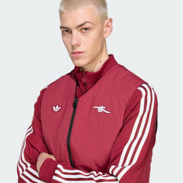 adidas adidas FC Arsenal Terrace Icons Weste Outdoorweste Herren - Team Coll Burgundy 2 / Black - 0 | SportScheck