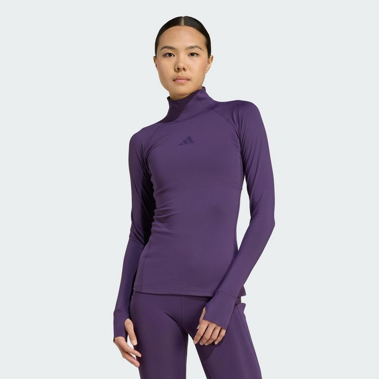 adidas adidas adidas TECHFIT COLD.RDY Longsleeve Funktionsshirt Damen - Aurora Plum - 0 | SportScheck