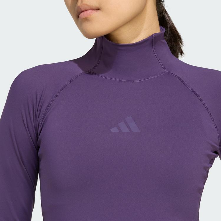 adidas adidas adidas TECHFIT COLD.RDY Longsleeve Funktionsshirt Damen - Aurora Plum - 1 | SportScheck