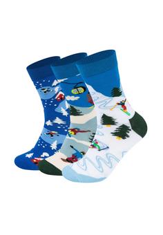 Happy Socks Winter Sports Freizeitsocken blue