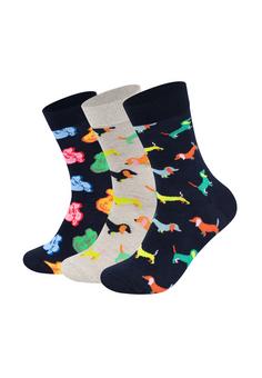 Happy Socks Puppy Love Freizeitsocken navy