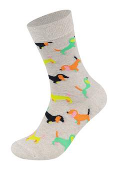 Rückansicht von Happy Socks Puppy Love Freizeitsocken navy