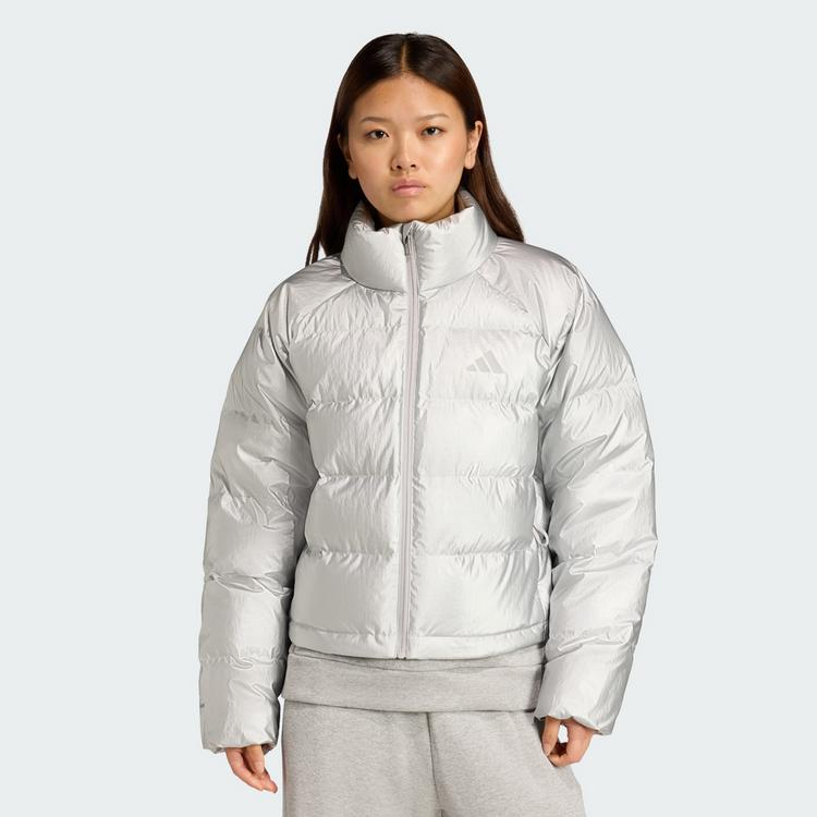 adidas adidas Helionic Holiday CLIMAWARM Daunenjacke Daunenjacke Damen - Silver Metallic - 0 | SportScheck