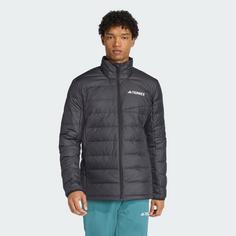 Rückansicht von adidas Terrex Multi Light Down CLIMAWARM Jacke Outdoorjacke Herren Black
