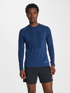 Rückansicht von hummel Funktionsshirt Herren DRESS BLUES