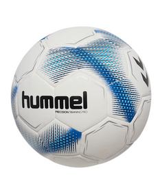 hummel Trainingsball Weiß Fußball weissblau