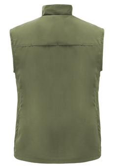 Rückansicht von normani Outdoor Sports Weste Oliv