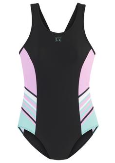 LASCANA Active Badeanzug Badeanzug Damen schwarz-mint