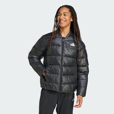 Rückansicht von adidas Essentials CLIMAWARM Kunstdaunen Jacke Winterjacke Herren Black