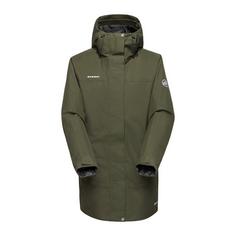 Mammut GORE-TEX Treeline Thermo Hooded Hardshelljacke Damen dark marsh