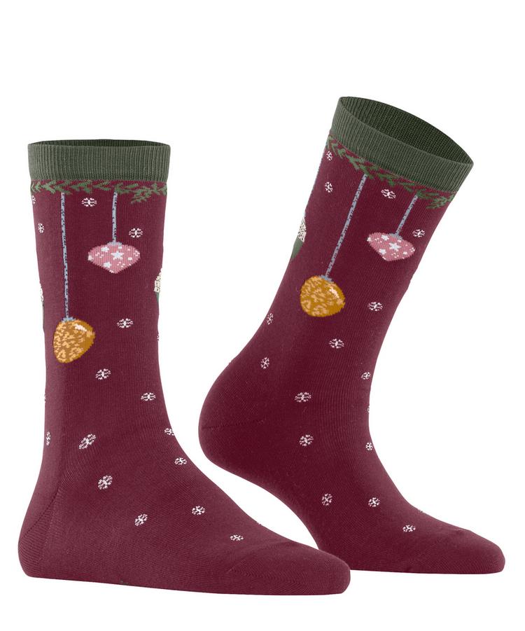 Burlington Burlington X-Mas Bauble Socken Damen - burgundy (8326) - 0 | SportScheck