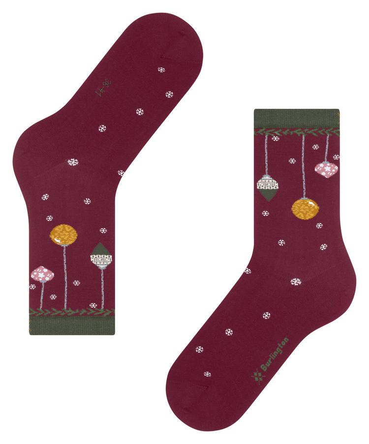 Burlington Burlington X-Mas Bauble Socken Damen - burgundy (8326) - 2 | SportScheck