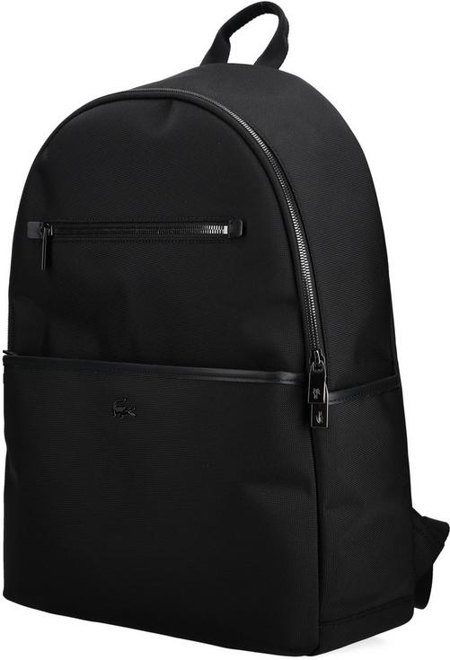 Rückansicht von Lacoste Rucksack Taschen Daypack Schwarz