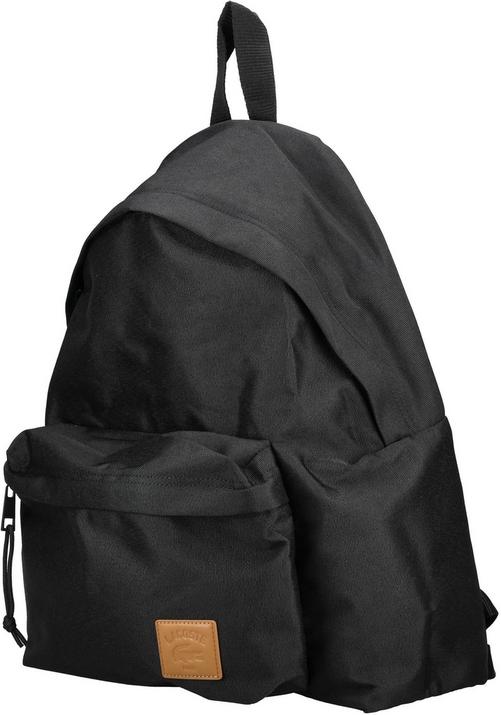 Rückansicht von Lacoste Rucksack Taschen Daypack Schwarz