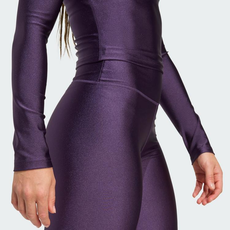 adidas adidas Workout Essentials Longsleeve Hemd Glanz Funktionsshirt Damen - Aurora Plum - 1 | SportScheck