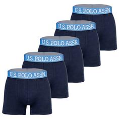 U.S. Polo Assn. Boxershort Hipster Herren Blau