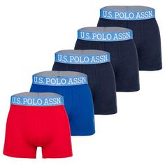 U.S. Polo Assn. Boxershort Hipster Herren Blau/Rot