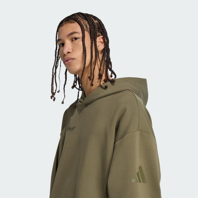 adidas adidas Soft Lux Hoodie Hoodie Herren - Olive Strata - 0 | SportScheck