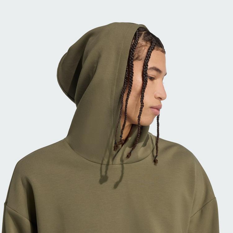 adidas adidas Soft Lux Hoodie Hoodie Herren - Olive Strata - 1 | SportScheck