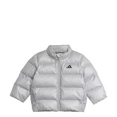 adidas Kunstdaunen Glam Jacke Kinder Daunenjacke Kinder Silver Metallic / Black Reflective