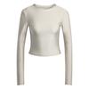 adidas Workout Essentials Longsleeve Hemd Glanz Funktionsshirt Damen - Beige