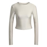 adidas Workout Essentials Longsleeve Hemd Glanz Funktionsshirt Damen - Beige