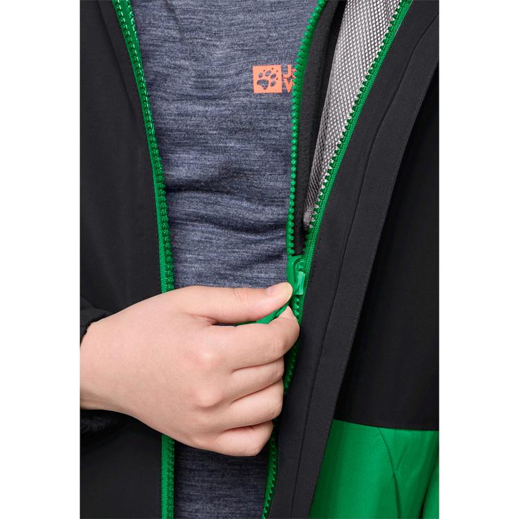 Jack Wolfskin Jack Wolfskin ICELAND 3IN1 JACKET K Doppeljacke Kinder - mystic green - 2 | SportScheck
