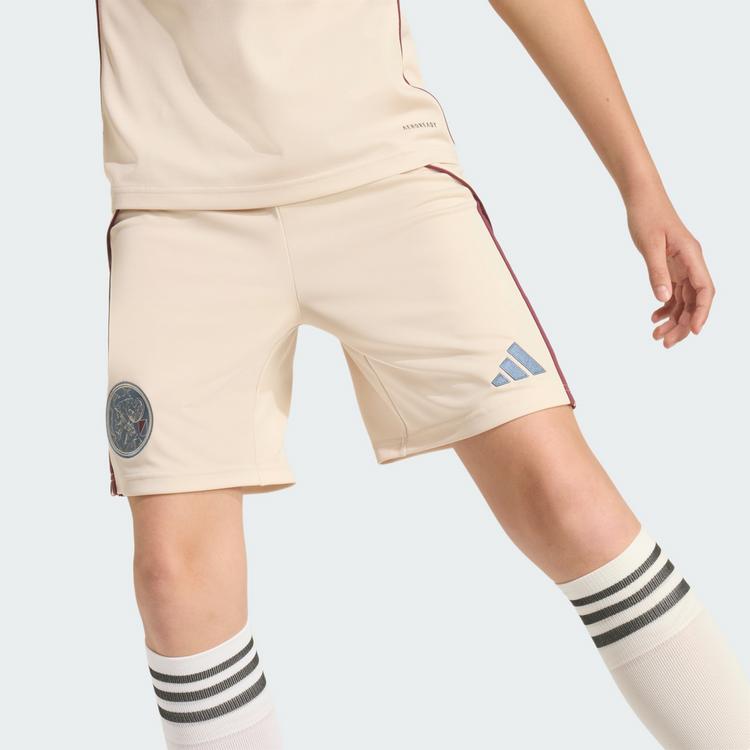 adidas adidas Ajax 25/26 Ausweichshorts Fu&szlig;ballshorts Kinder - Halo Ivory - 1 | SportScheck