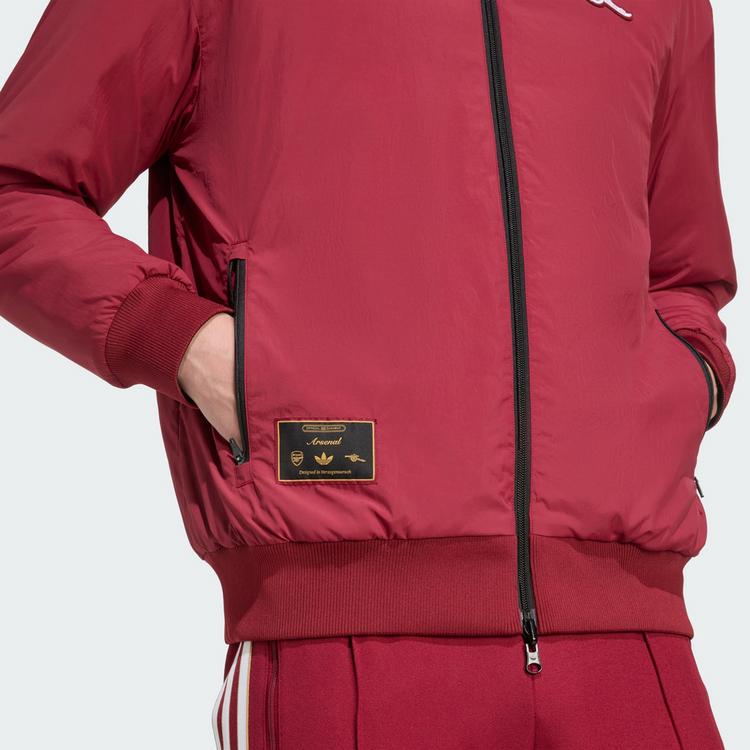 adidas adidas FC Arsenal Terrace Icons Jacke Trainingsjacke Herren - Team Coll Burgundy 2 / Black - 0 | SportScheck