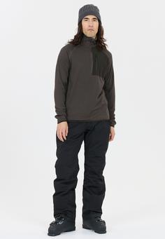 Rückansicht von Whistler Helge Funktionssweatshirt Herren 1011 Dark Grey Melange