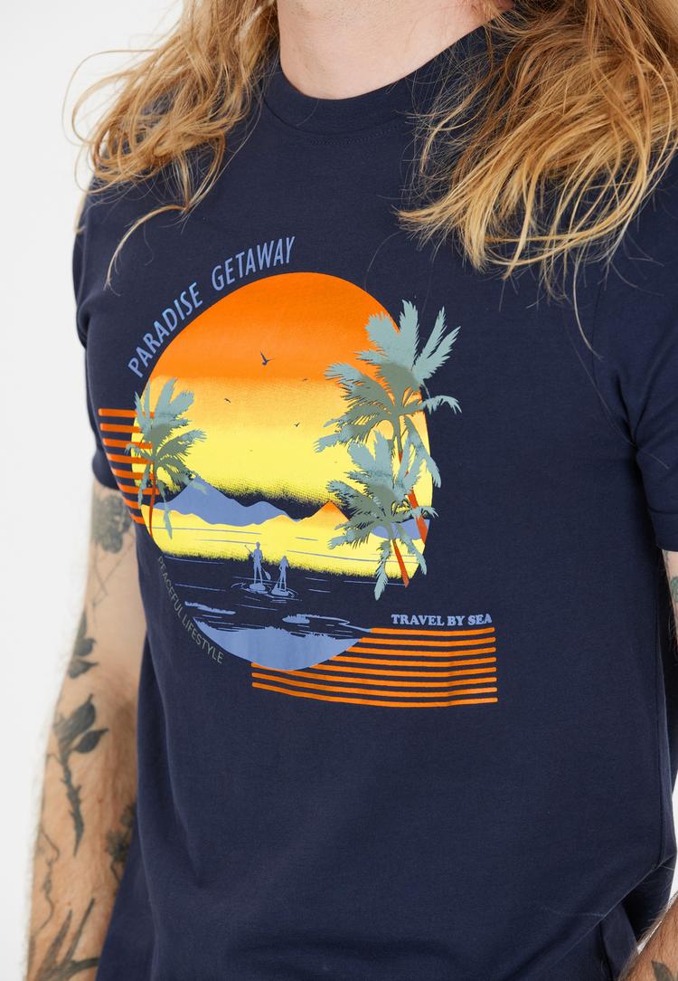 Cruz Cruz Flair Printshirt Herren - 2048 Navy Blazer - 1 | SportScheck