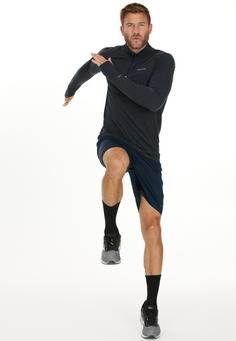 Rückansicht von Endurance Tune Langarmshirt Herren 1001 Black