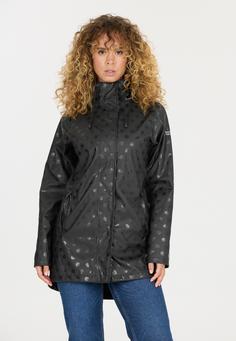 Rückansicht von Weather Report Sunrise Regenjacke Damen 1001 Black