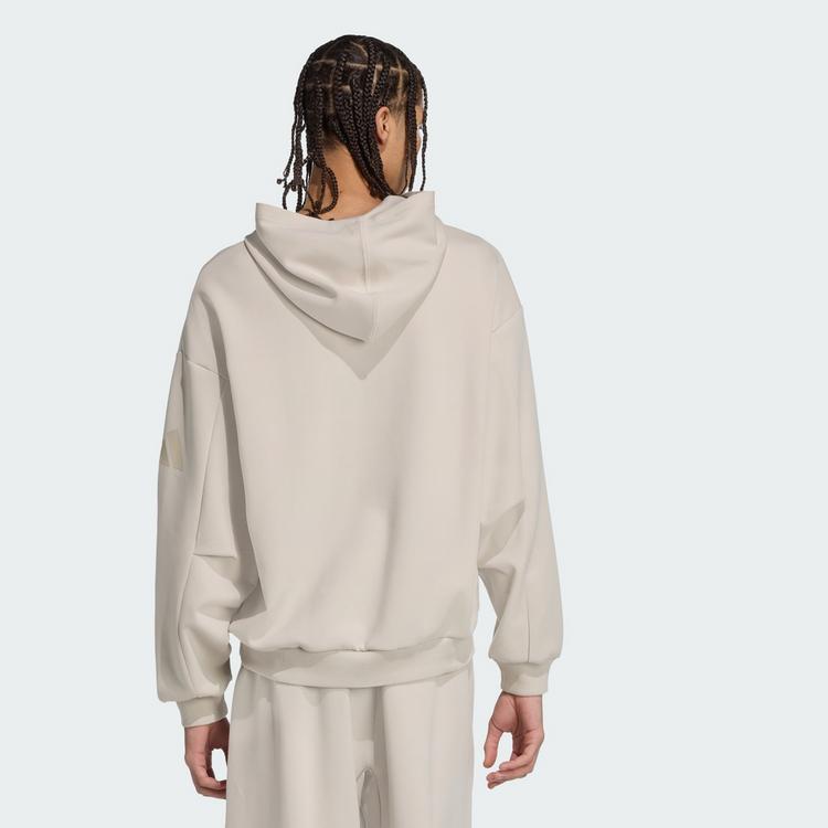 adidas adidas Soft Lux Hoodie Hoodie Herren - Beige - 1 | SportScheck